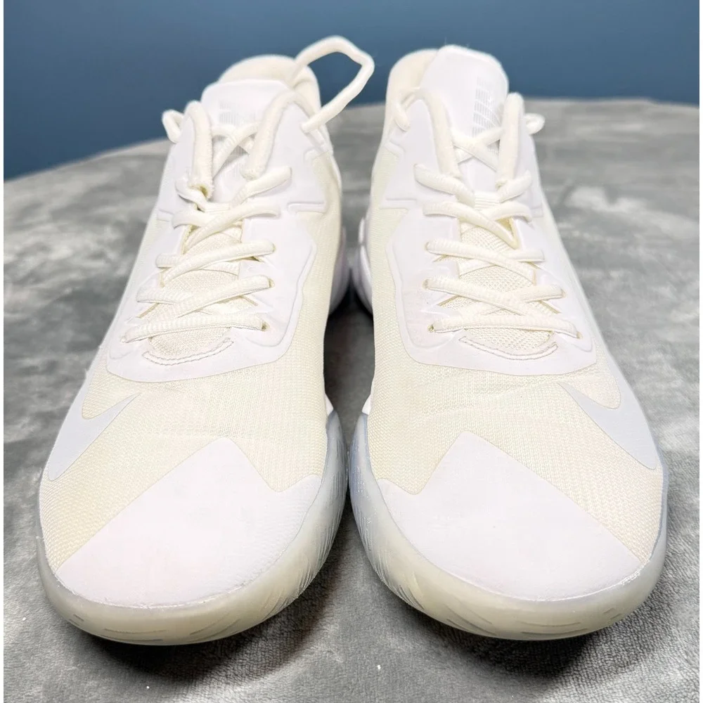 Nike Precision 6 Basketball Shoes Mens 11.5 White Cream Sail Sneakers